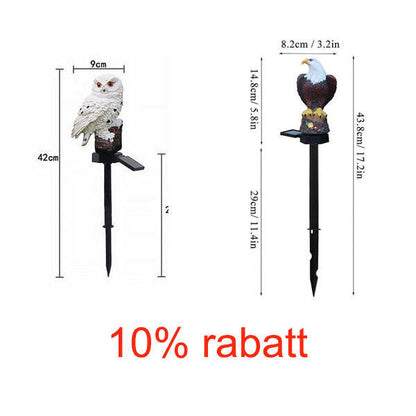 OwlGlow Solar-Powered Garden Decor